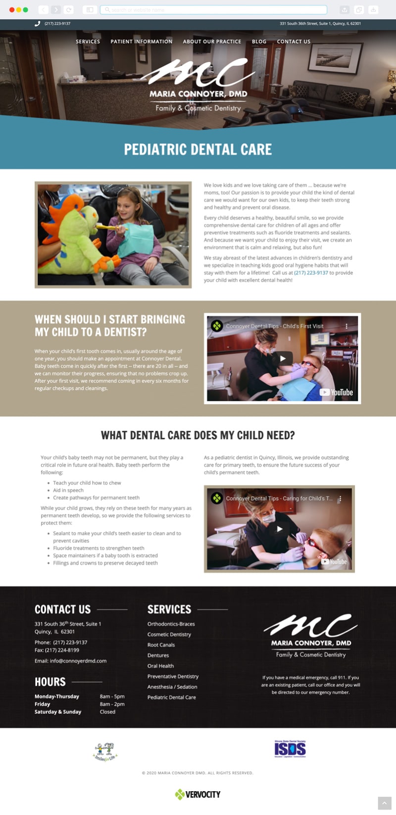 Connoyer Dental Interior Page | Vervocity