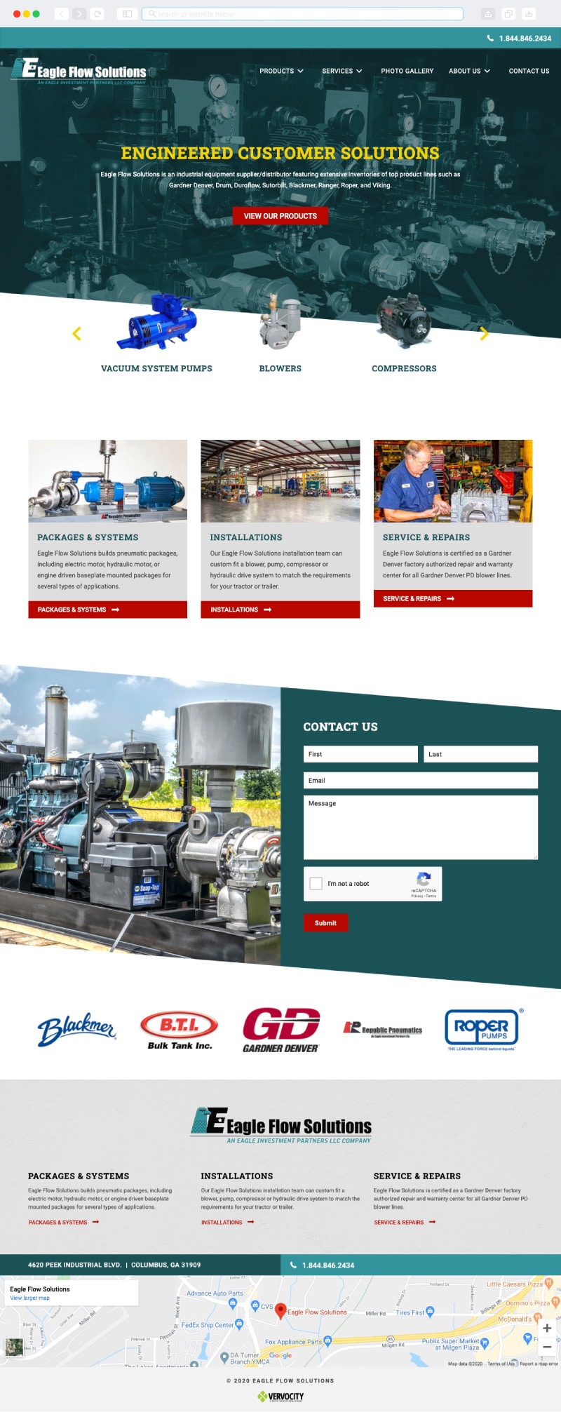Eagle Flow Solutions Homepage | Vervocity