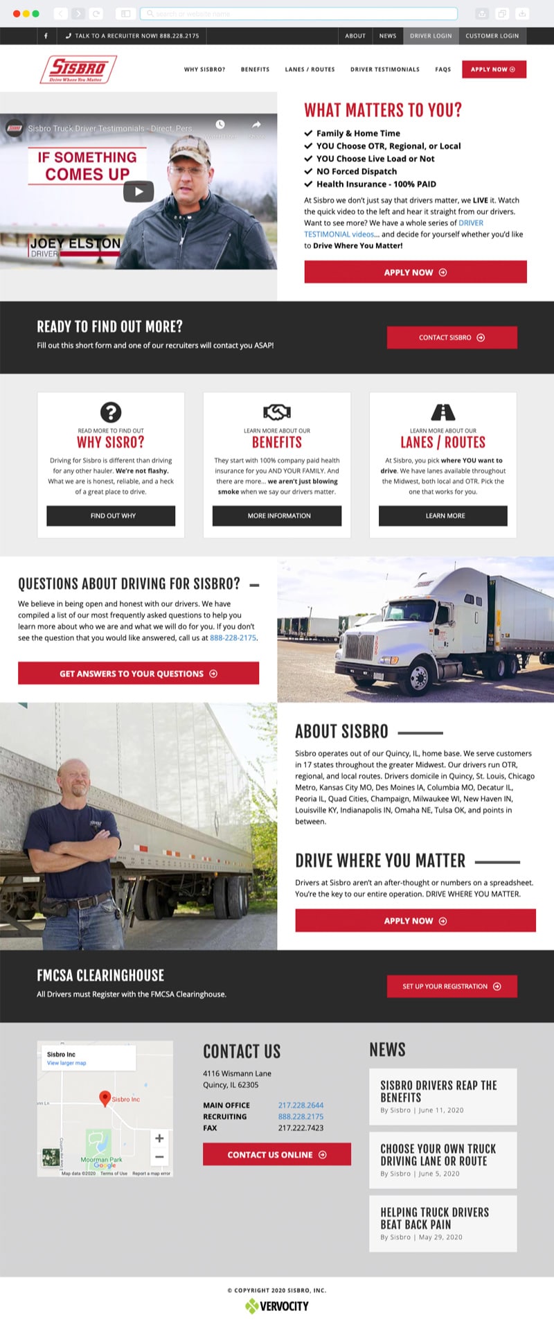 Sisbro Homepage | Vervocity