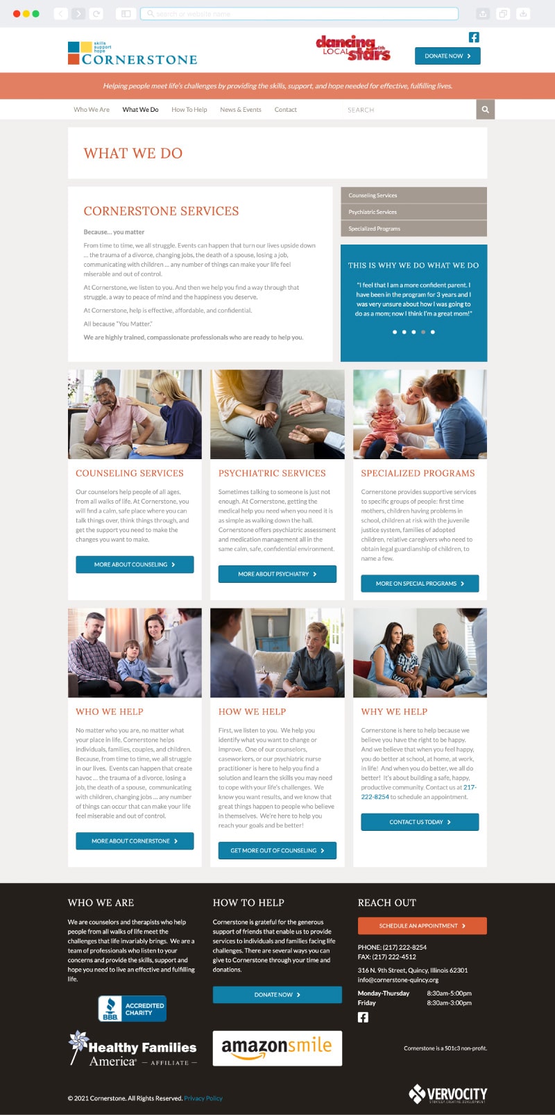 Cornerstone Interior Page
