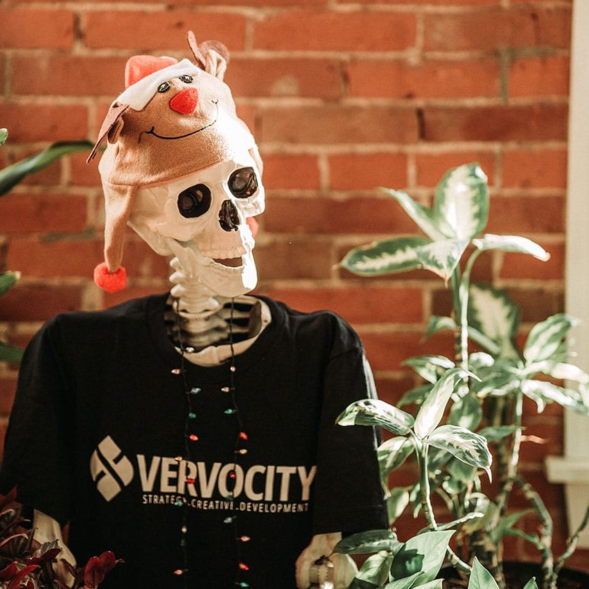 Uncle Bones Christmas Headshot Vervocity